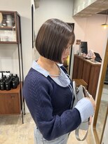 バブルス 溝の口(BUBBLES) 切りっぱなしボブ/アッシュカラー【BUBBLES溝の口】