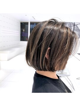 レイズ 立川(RAYS) 【RAYS/金本】３Dハイライト×ミニボブ