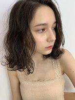 グッデイ ヘアー(GOOD DAY HAIR)&nbsp;外ハネボブ  アッシュブラウン ネオウルフ ブリーチなしカラー