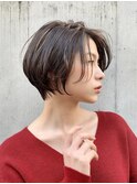 【東 純平】大人かわいい ラフ ショートボブ