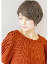 ラミ(L'ami)&nbsp;☆ 『 透け感 ×オリーブ グレージュ 』外国人風 ショート♪ ☆