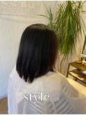 【髪質改善】ナチュラルストレートミディアムボブ