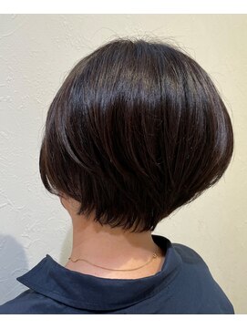 ヘアブロス 水戸店(hair BROS) ボブショート/アースカラー/30代40代50代