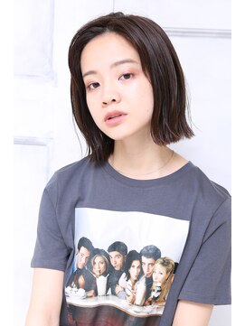 無垢(muku) 切りっぱなし外はねボブ