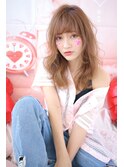 レイヤーが入った軽めセミロングスタイル☆彡