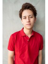 メゾンバイハバナ(maison by HAVANA)&nbsp;メンズビジネスツーブロックアップバング束感ショートマッシュ