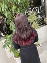 イエナ 渋谷(IENA)&nbsp;グラデーションチェリーレッド