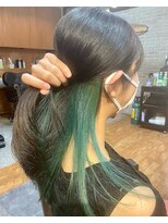 ワフトテイラー(Waft Taylor)&nbsp;お客様スタイル！インナーグリーン！