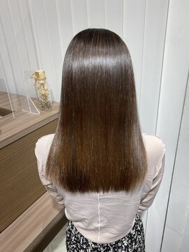 キュア 表参道(CURE) 黒髪/グレージュカラー/ココアベージュ/ヘルシーロング[表参道]