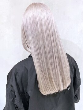 アルバム 渋谷パルコ(ALBUM) ホワイト_チェリーブラウンフェミニンロング_ba331573