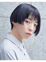 ルク(RUKU)&nbsp;大人可愛ショート/前下がりショート/小顔ヘア/アッシュブラック