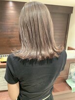 ジャム(Jam)&nbsp;切りっぱなしロブ×くすみグレージュ★中村大輔