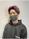 センターパート×フェイスフレーミング