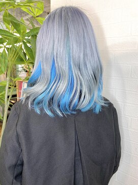 リタヘア(Re:ta Hair) シルバーと水色【飯田 淳平】Re:ta Hair