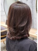 ストレートパーマで髪質改善×ウルフカットレイヤーカット
