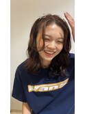 可愛すぎないハーフツイン×ヘアアレンジ