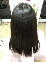 フープ(hoop) アッシュ系髪質改善カラー