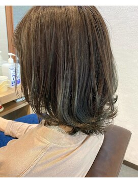 エルバイシオン(aile by sion) アッシュオリーブ×ニュアンスカラー