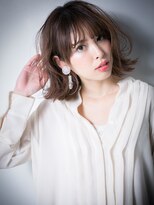 カバーヘア ブリス 戸田公園西口店(COVER HAIR bliss)&nbsp;耳かけ外ハネボブパーマヘルシースタイルv戸田公園20代30代40代