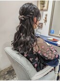 ハーフアップ/ヘアセット/ヘアアレンジ