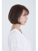 スタイルをキュートに見せるフレンチショート（サイド）