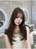 トレンドレイヤーカット＊ワンカールスタイル【木南育】
