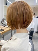 ビューブルー 亀戸錦糸町(VIEW BLUE) 髪質改善くせ毛縮毛矯正黒髪オリーブグレー小顔大人ショートボブ