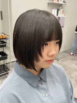 アルター(aL ter) 【ボブ×顔まわりカット】黒髪/ボブルフ/ネビージュ/鎌取/林愛華