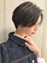 毛流れパーマ/センターパート