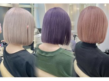 ロンドシェリ 仙台(Lond Cheri)の写真/[圧倒的透明感イルミナカラー+髪質改善TR￥8500]ダブルカラー/インナーカラー透明感の高い外国人ヘア[仙台]