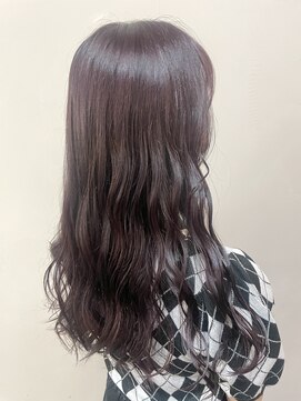 エルモレナータ(Hair lounge Elmorenata) ロングゆる巻き♪ラベンダーピンク
