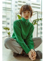 グリーン 北千住(green)&nbsp;【北千住】ボブパーマ×ベージュ