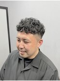 ツーブロックメンズパーマ <理容室>[メンズ/新宿]