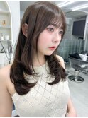 暗めカラー/髪質改善/マロンベージュ/くすみベージュ/横浜駅