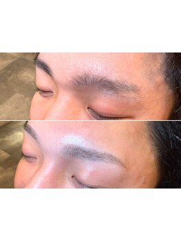 【メンズ眉カットOKサロン】理容師にしかできない、剃刀で丁寧に行う技術☆プロの理容師にお任せください！