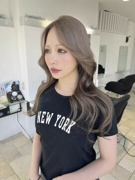 グレージュ/レイヤーカット