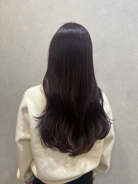 レイヤーカット×チェリーレッド