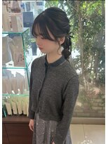 ファーレンピュアスウィート(fahren-pure-suite)&nbsp;party style 編み込みリボンアレンジ