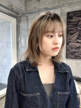 ナヌーク ダイカンヤマ(nanuk daikanyama) 顔まわりのアクセントレイヤー