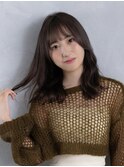 コテ巻きで仕上げるやわらかセミロングスタイル【上大岡】