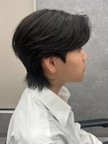 エルマーク 本山(L-MARK) フェザーパーマ/ニュアンスパーマ/センターパート/メンズ