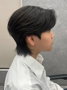 エルマーク 本山(L-MARK) フェザーパーマ/ニュアンスパーマ/センターパート/メンズ