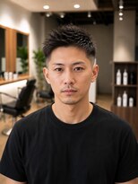 ブリリアント ヘアー ダイヤ(Brilliant Hair Dia) メンズ/短髪/フェード/スパイキーショート