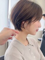 アイドットプラス オオサカ 心斎橋 難波(i.+OSAKA)&nbsp;前髪ありツヤ髪小顔耳かけショートボブヘア