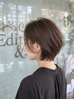 エディット アンド 緑地(Edit&)&nbsp;クビレショートボブ