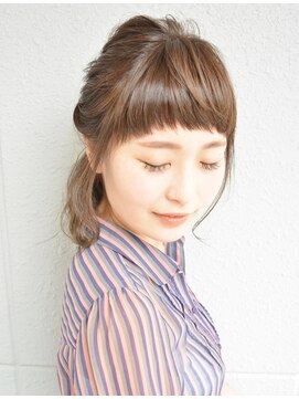 ミューズ 塩釜口店(MUSE) [MUSE塩釜口]ネジねじとウェーブのハーフアップby高瀬