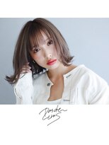 パドトロワ(Pas de trois)&nbsp;新潟×外ハネ×切りっぱなしストリート×透明感グレージュ