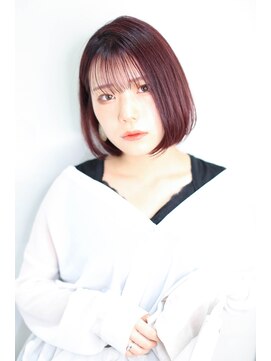 デヴェロペ(Devellope.) 【Devellope.】シンプルボブ　チェリーレッド