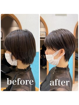 ロンド レグリーズ 立川(Lond leglise) 【山方 直也】マッシュショート×小顔×耳かけ×大人かわいい