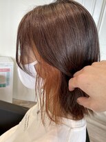 フィーリー ヘア デザイン 太田店(feAry)&nbsp;フルブリーチ毛×イヤリングカラー